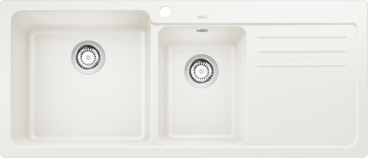 Blanco Granit Eviye (NAYA 8 S) White - Sağ Damlalık