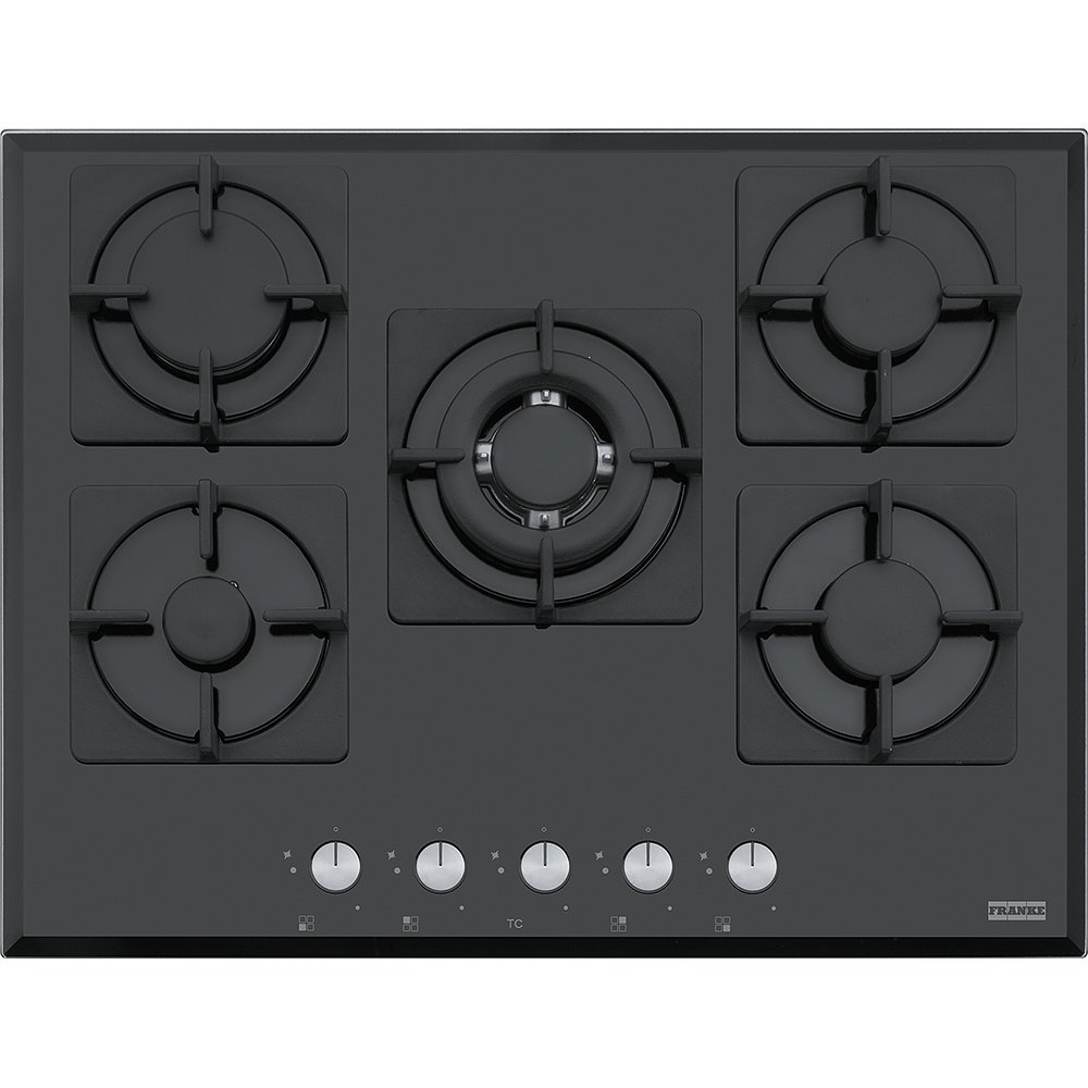 Franke Smart Linear Square FHNS 705 4G TC BK C Cristallo Nero Cam Ocak