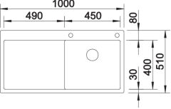 Blanco Paslanmaz Çelik Eviye (CLARON 5 S IF)