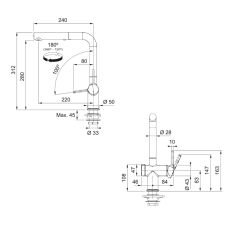 Franke Active Twist Doccia Armatür