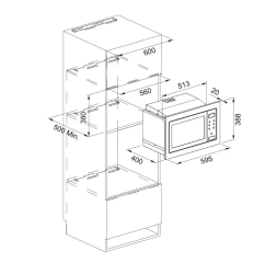 Franke Smart FSM 25 MW XS Inox + Nero