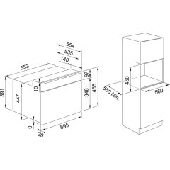 Franke Smart FSM 45 MW XS Inox + Nero