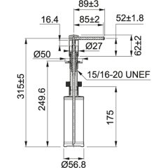 Franke Comfort Sıvı sabunluk Stone Grey