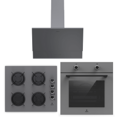 Narte Gri Cam Ankastre Set ( 6 Yıl Garanti )