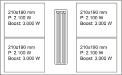 Franke  MYTHOS 2GETHER ICON STEEL Ankastre Davlumbazlı Ocak ( FMY 8391 R H )