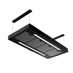 Narte Siyah Ada Davlumbaz (NT-HI400130B)