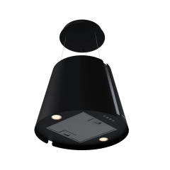 Narte Siyah Abajur Tipi Ada Davlumbaz (NT-HI40060B)