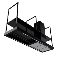 Narte Siyah Raf Tipi Ada Davlumbaz (NT-HI400180B)