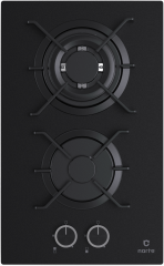 Narte 2 Göz Siyah Cam Ankastre Ocak  (NT-CG20030B)