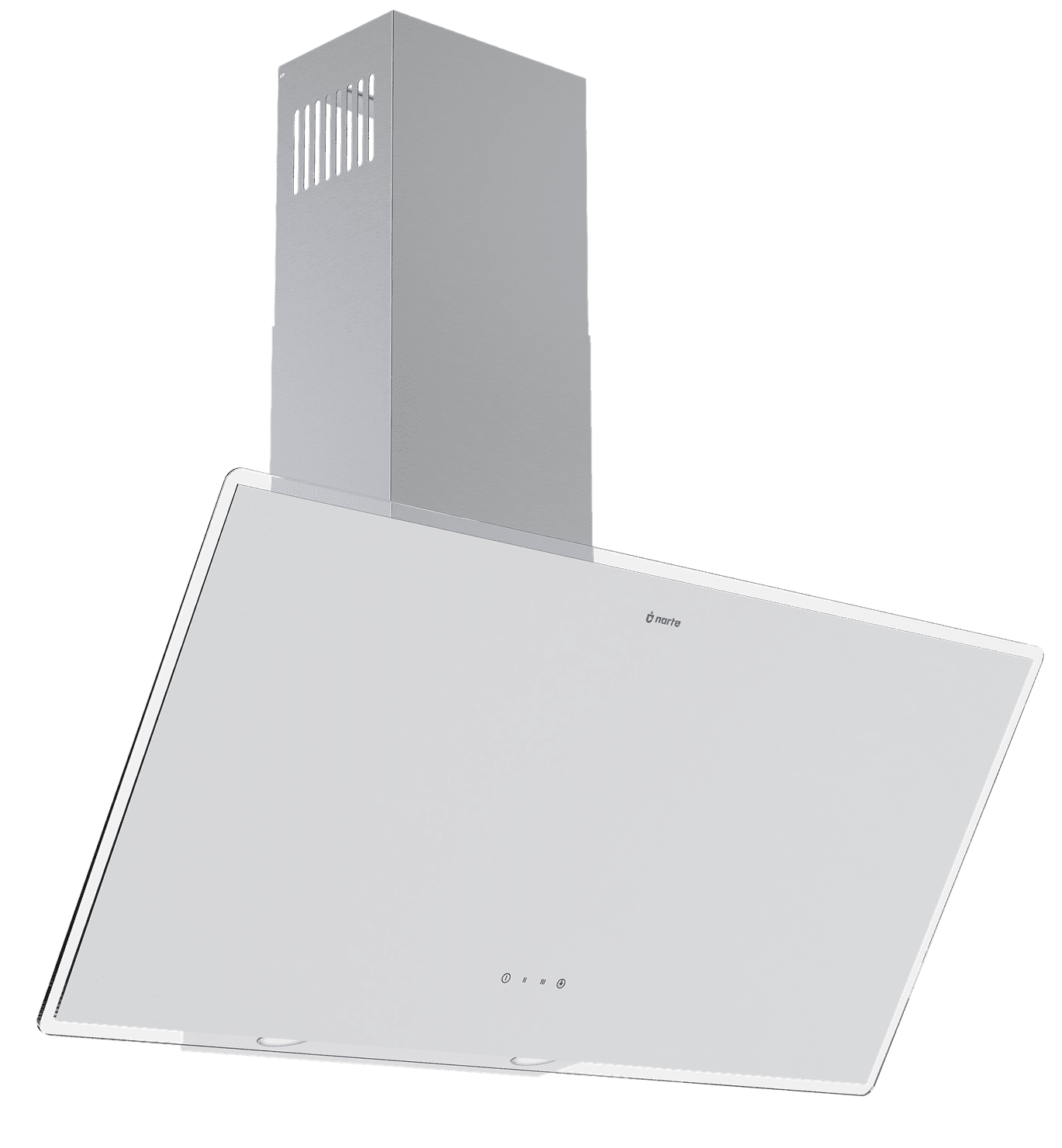 Narte 90 Cm Beyaz Cam Davlumbaz (NT-H20190W)