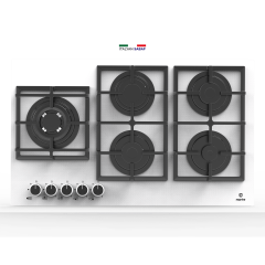 Narte 90 Cm Beyaz Cam Ankastre Set ( 6 Yıl Garanti )