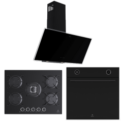 Narte 90 Cm Davlumbaz, 70 Cm Ocak Döküm Izgara Cam Ankastre Set ( 6 Yıl Garanti )