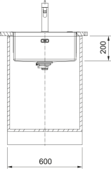 Franke Mythos Masterpiece 50 Eviye (GOLD)