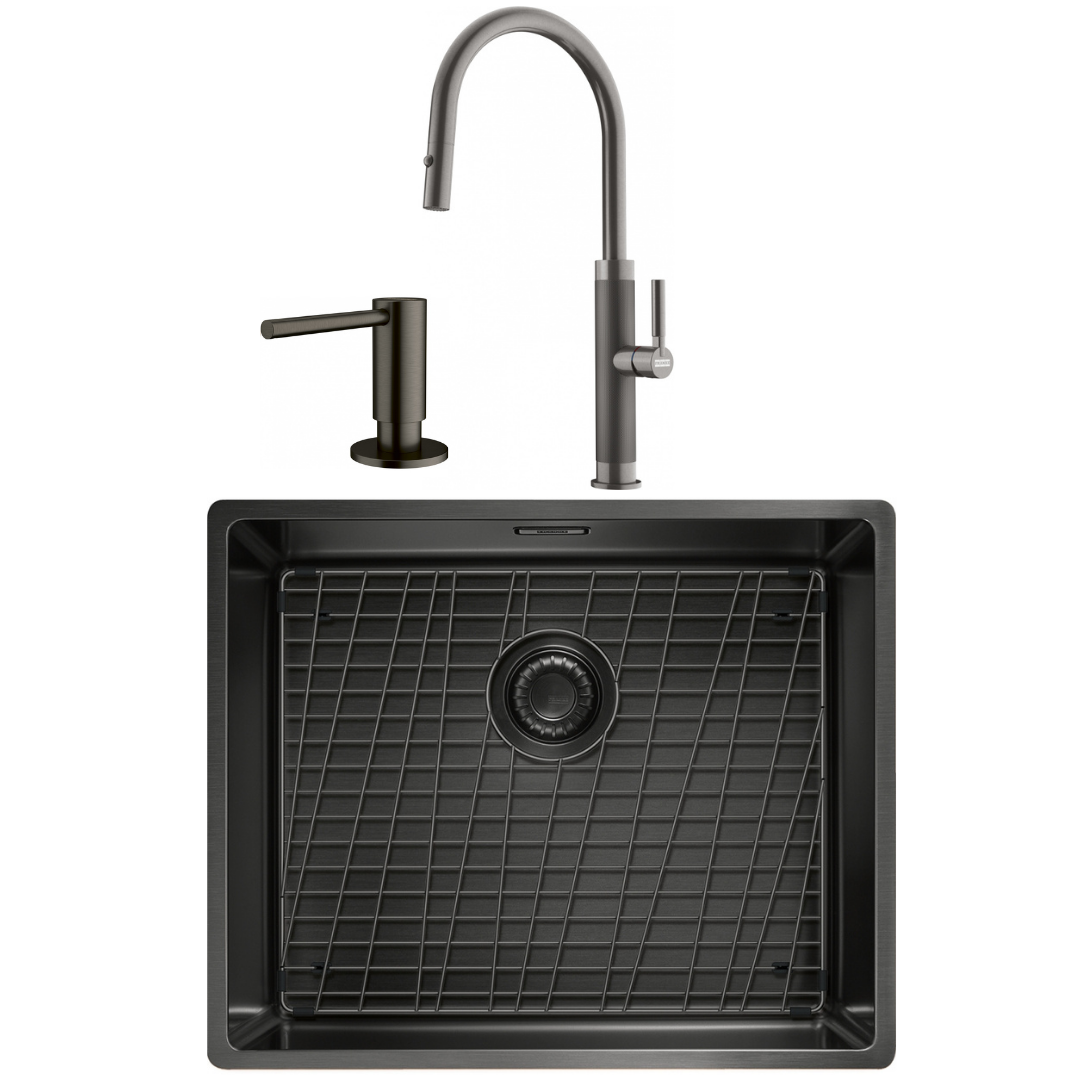 Franke Mythos Masterpiece Eviye Armatür Sabunluk Kampanyası (ANTRASİT 50)