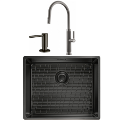 Franke Mythos Masterpiece Eviye Armatür Sabunluk Kampanyası (ANTRASİT 50)