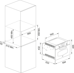 Franke Classicline Nero Mikrodalga (FMW 45 CL G ON)