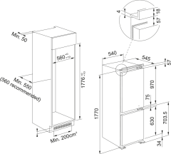 Franke FCB 320 S NE E Ankastre Buzdolabı