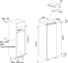 Franke FSDR 220 V E Ankastre Buzdolabı