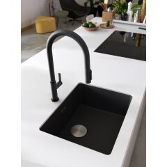 Franke Maris Slim Clear Water Matt Black Armatür