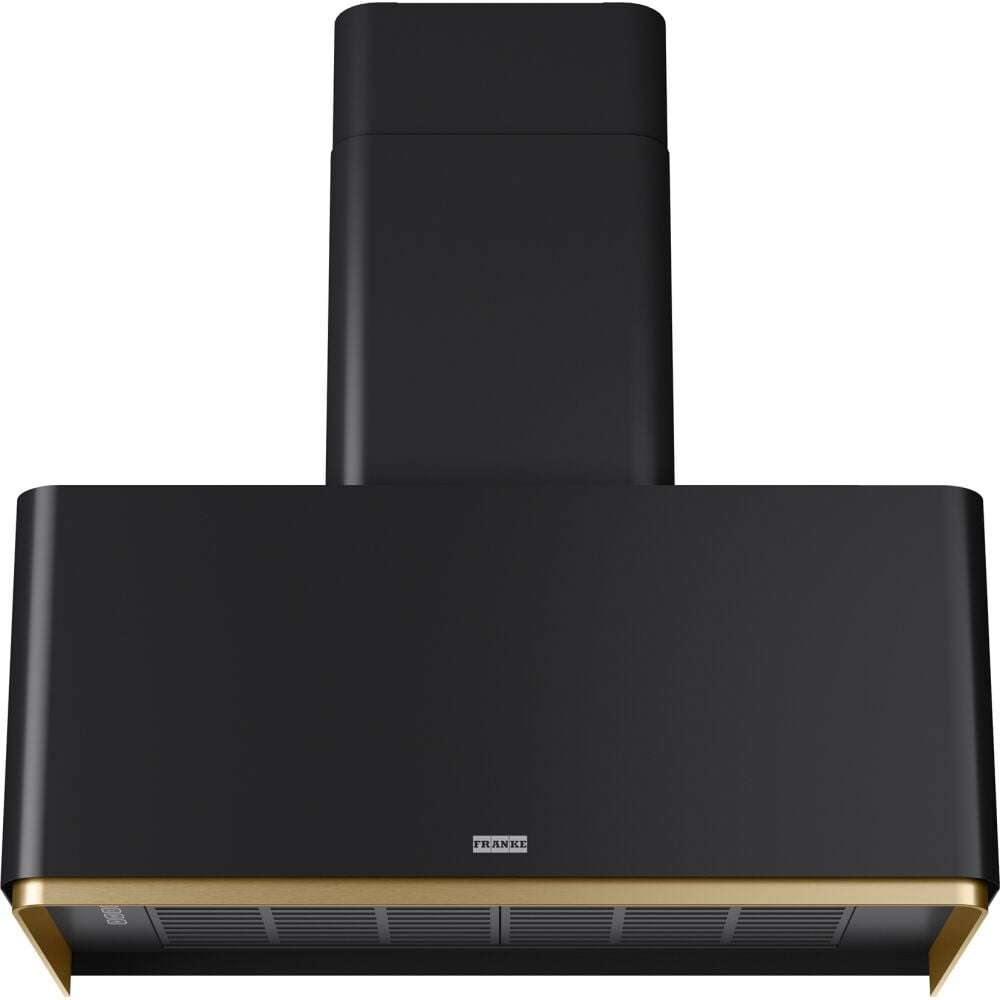 Franke Mythos Materpiece 80 cm Matt Black+Gold Davlumbaz