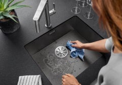 Blanco Durinox Dark Steel Paslanmaz Çelik Eviye (ZEROX 500-U)