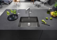 Blanco Durinox Dark Steel Paslanmaz Çelik Eviye (ZEROX 500-U)