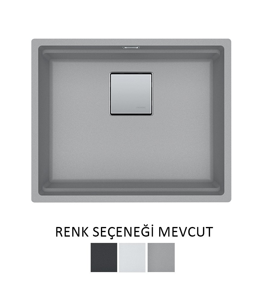 Franke Kubus 2 Tezgah Altı Granit Eviye (KNG 110-52)
