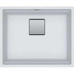 Franke Kubus 2 Tezgah Altı Granit Eviye (KNG 110-52) Bianco