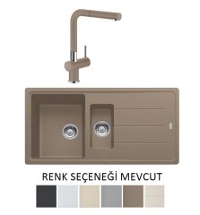 Franke BFG 651 + Active Plus Doccia Granit Eviye Armatür Kampanyası