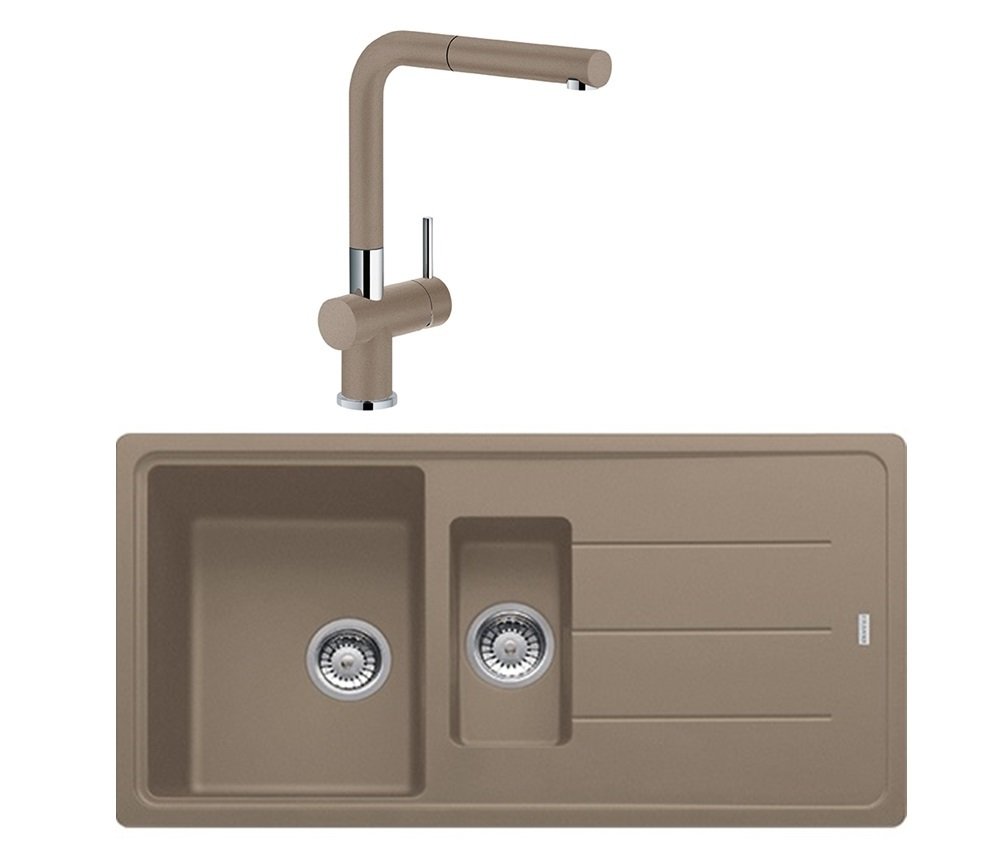 Franke BFG 651 + Active Plus Doccia Granit Eviye Armatür Kampanyası Oyster