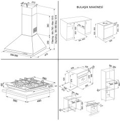 Franke İnox 4'lü Ankastre Set