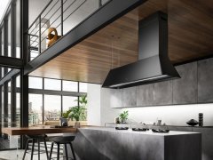 Elica Ikona Lıght Maxxi Black Ada Davlumbaz