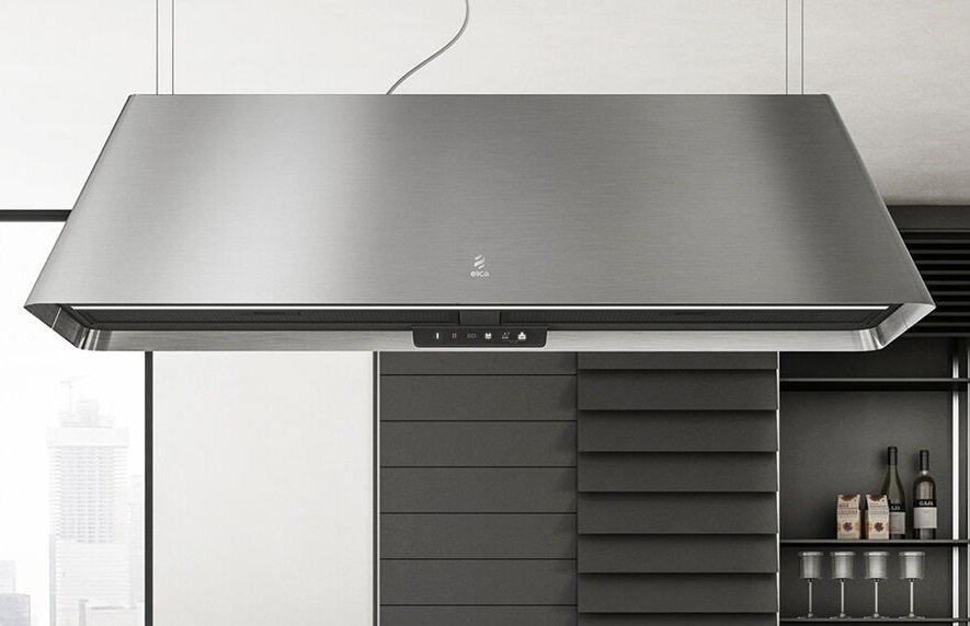 Elica Ikona Lıght Maxxi Inox Ada Davlumbaz