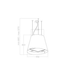 Elica Inox Ada Davlumbaz (JUNO IX/F/50)