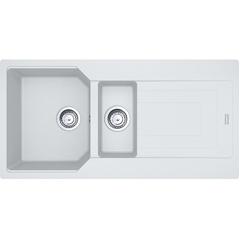 Franke Urban 1,5 Göz Damlalıklı Granit Eviye Bianco
