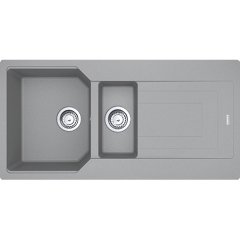 Franke Urban 1,5 Göz Damlalıklı Granit Eviye Stone Grey