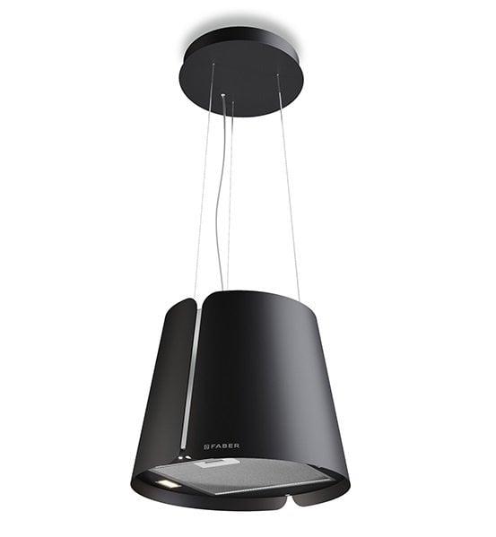 Faber Beat Matt Black Ada Davlumbaz (BK MATT F45)