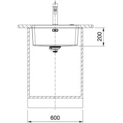 Franke Mythos Paslanmaz Çelik Eviye (MYX 110-50)