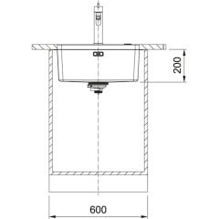 Franke Mythos Paslanmaz Çelik Eviye (MYX 110-50)
