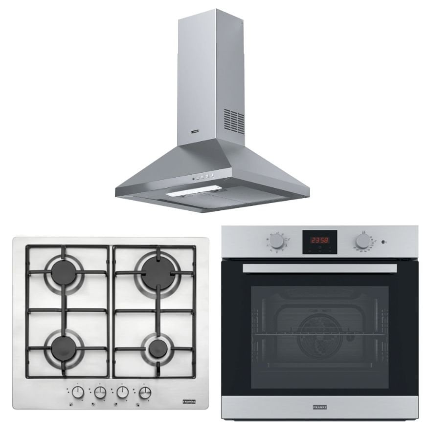 Franke 60 CM İnox Dijital Ankastre Set (FHNL 604 4G X E + FSL 86 H XS + FDL 6165 XS/600)